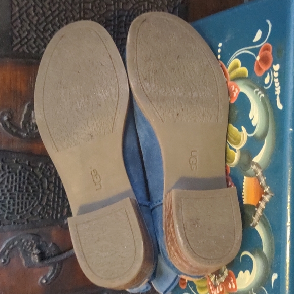 UGG Blue Suede Boots - Picture 7 of 12